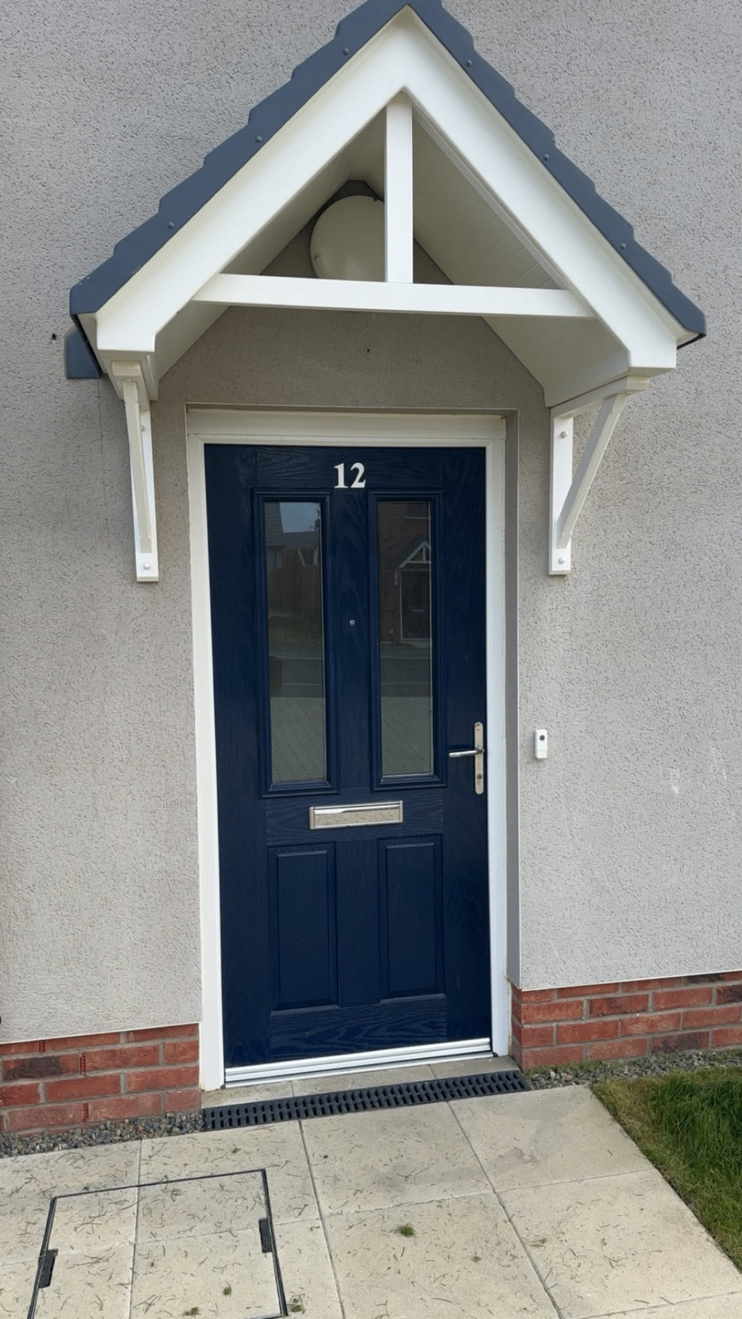 Navy Composite Front Door